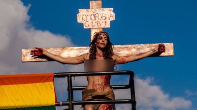 Lesbian Crucifixion