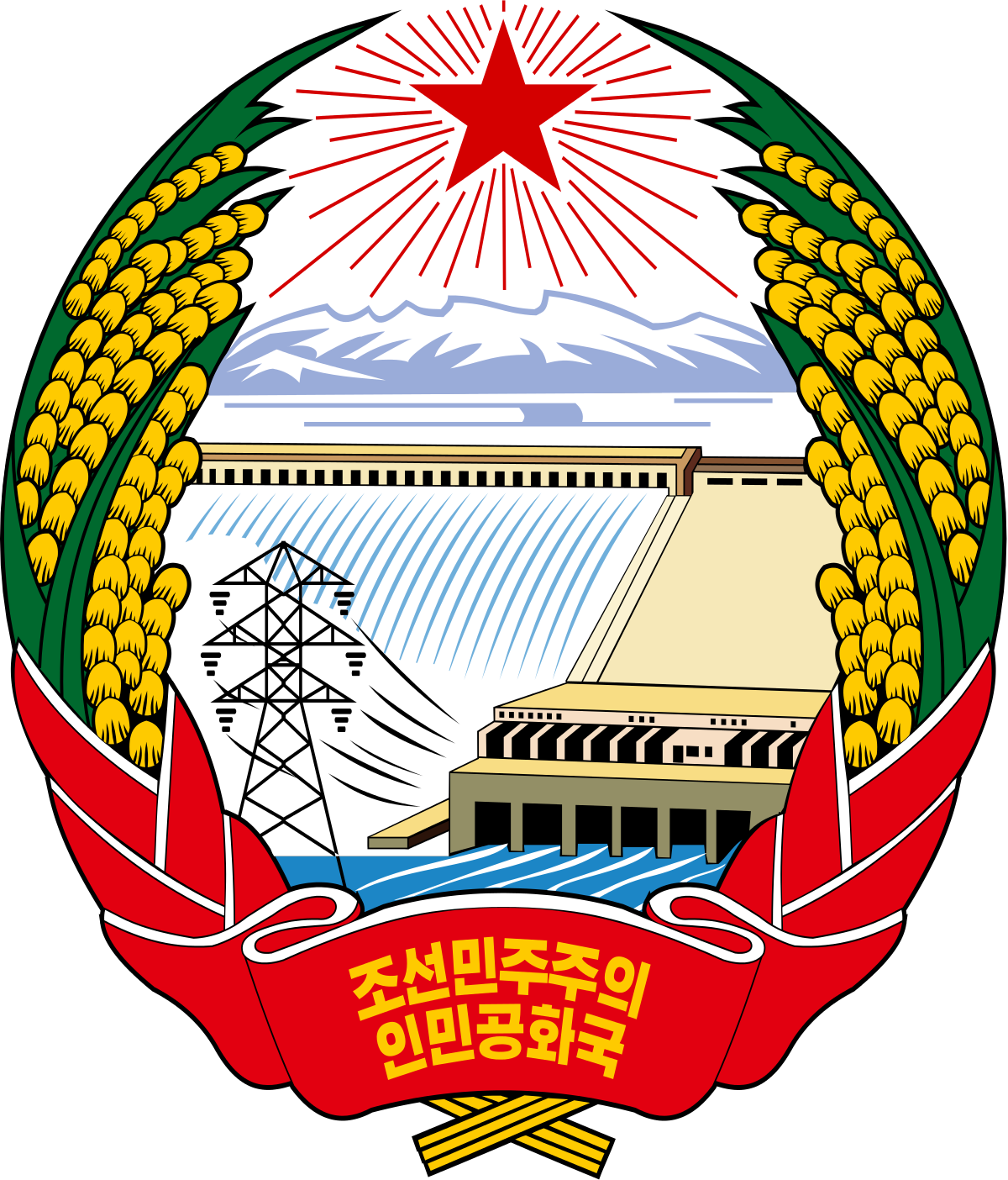 The Emblem of North Korea