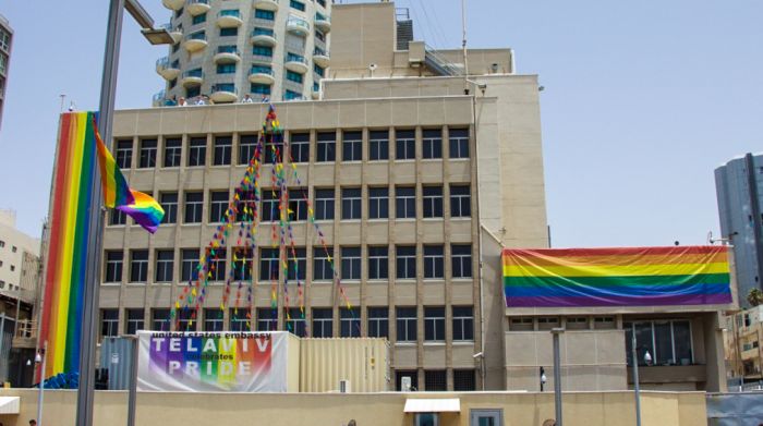 The US Embassy in Tel Aviv, Supporting the LGBT Movement