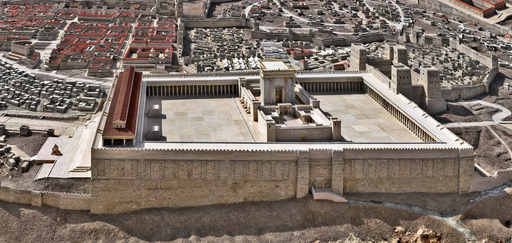 The temple in Jerusalem is supposedly to be rebuilt.