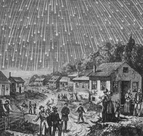 The meteor shower of 1833