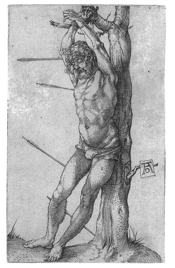 The Martyr Sebastian of Duerer