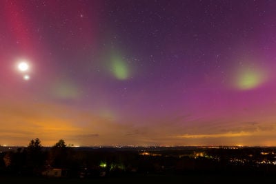 Auroras of a Severe Storm