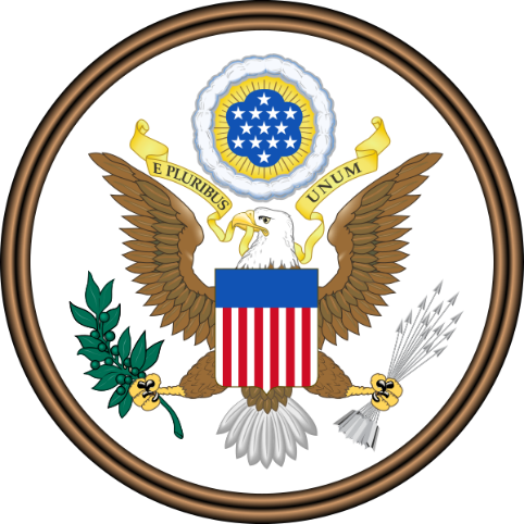 The eagle in the seal