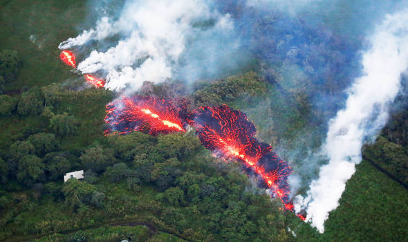 Kilauea fissure.