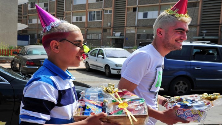 Gift giving is a traditional part of Purim.