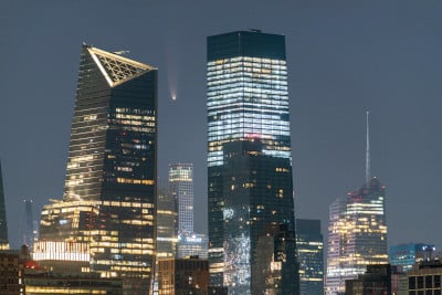 Comet NEOWISE over New York